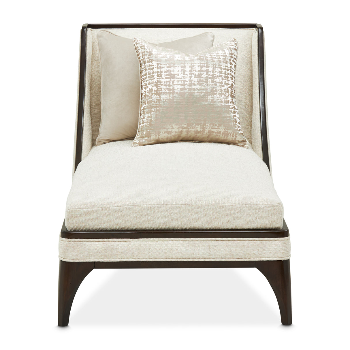 Paris Chic Espresso Parischic Armless Chaise Cremini Espresso from Michael Amini - Luna Furniture
