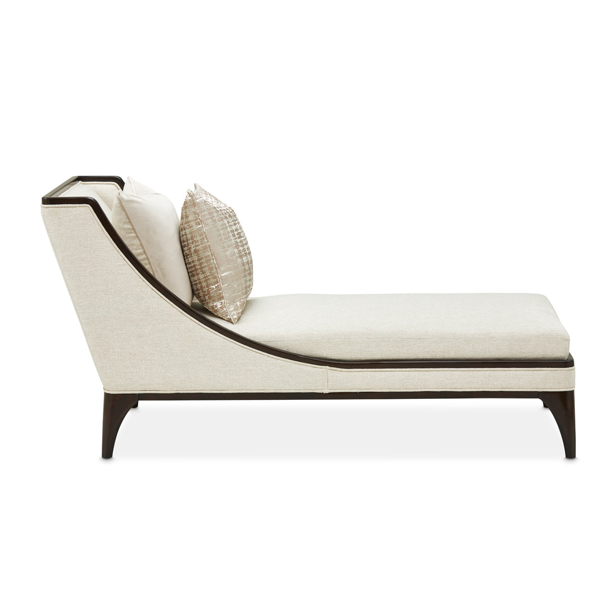 Paris Chic Espresso Parischic Armless Chaise Cremini Espresso from Michael Amini - Luna Furniture