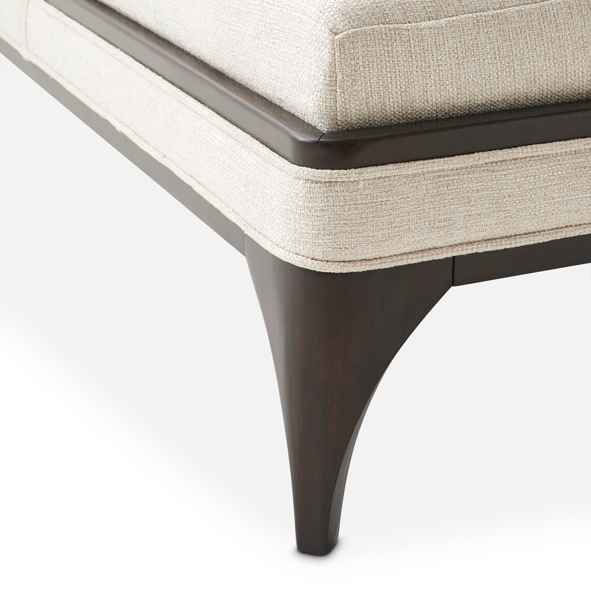 Paris Chic Espresso Parischic Armless Chaise Cremini Espresso from Michael Amini - Luna Furniture