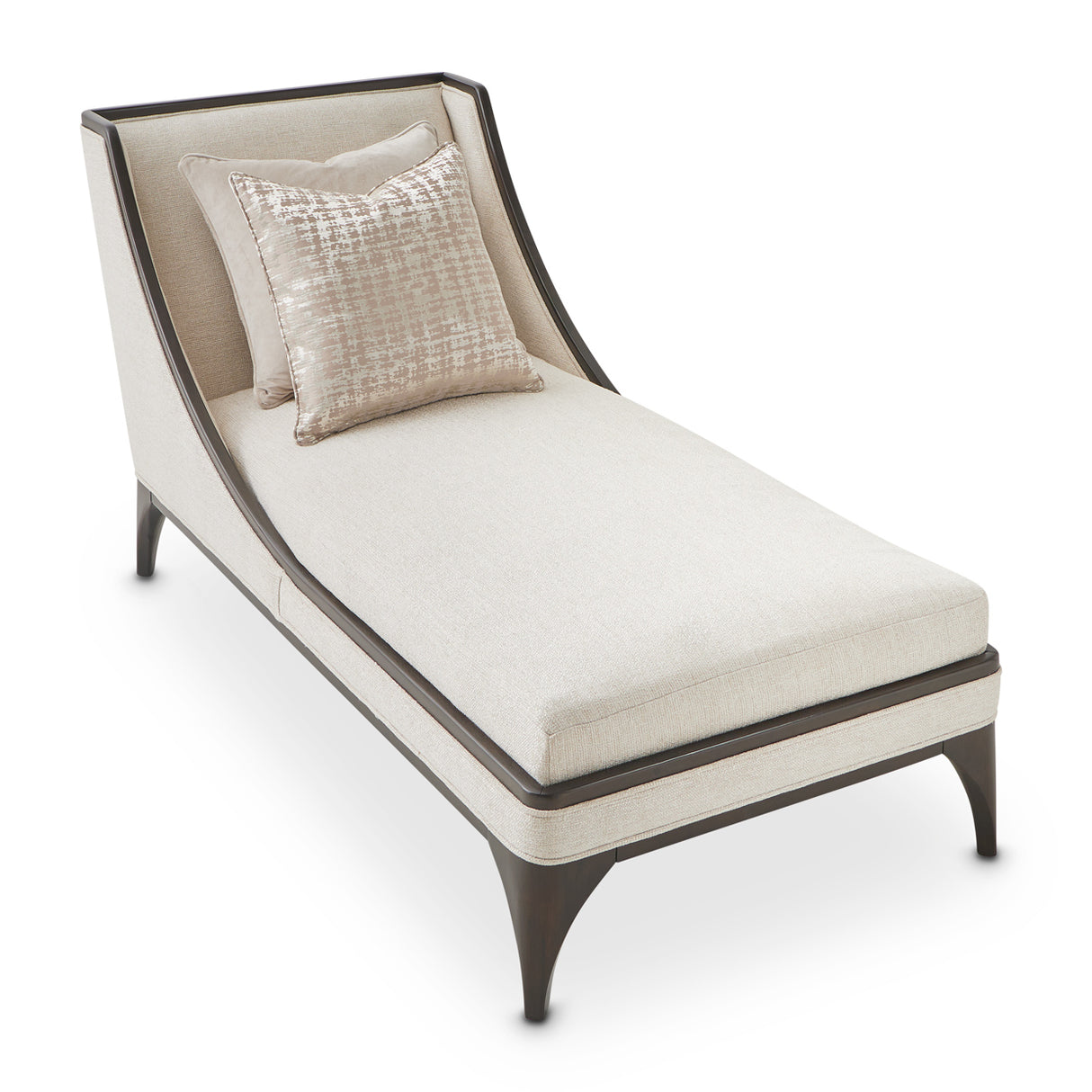 Paris Chic Espresso Parischic Armless Chaise Cremini Espresso from Michael Amini - Luna Furniture