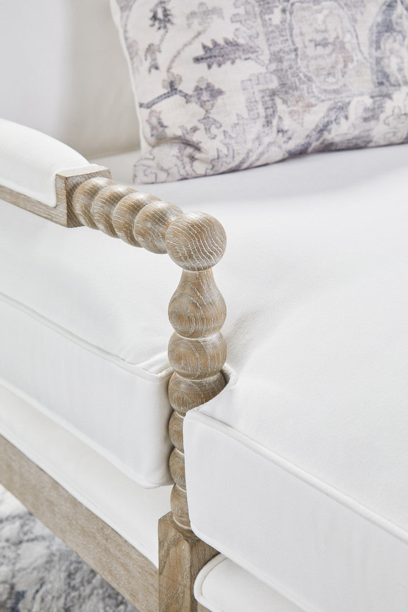 Rouleau Chaise Lounge in Livesmart Peyton-Pearl, Natural Gray Oak from Essentials For Living - Luna Furniture