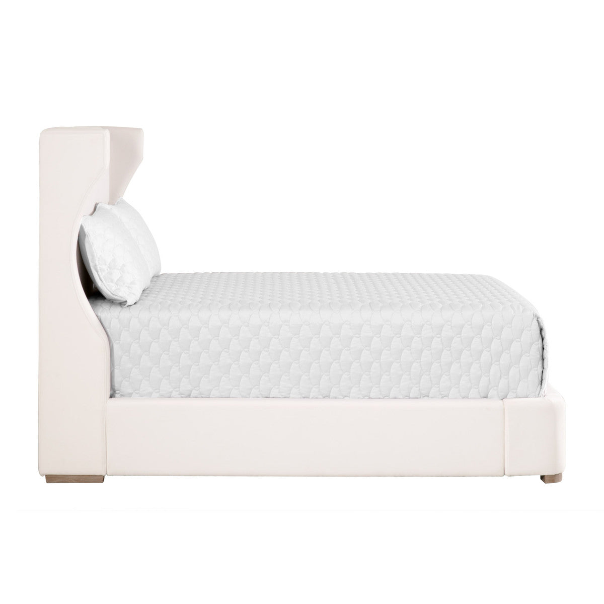 Balboa Cal King Bed in Livesmart Peyton-Pearl, Natural Gray Oak from Essentials For Living - Luna Furniture
