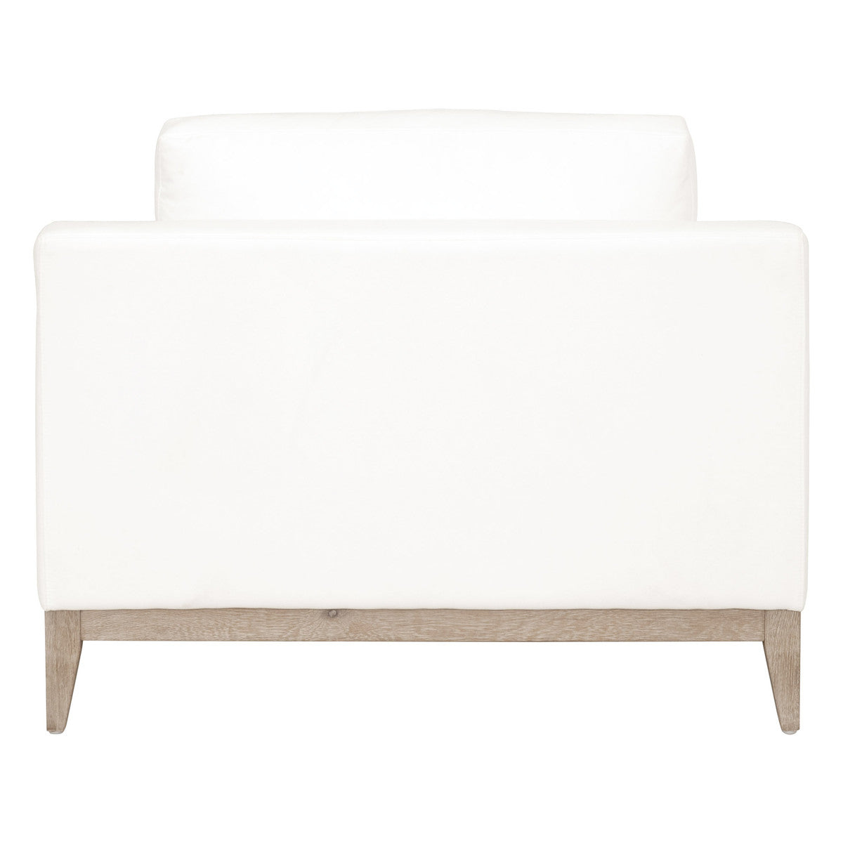 Vienna Track Arm Sofa Chair in Livesmart Peyton-Pearl, Natural Gray Oak from Essentials For Living - Luna Furniture