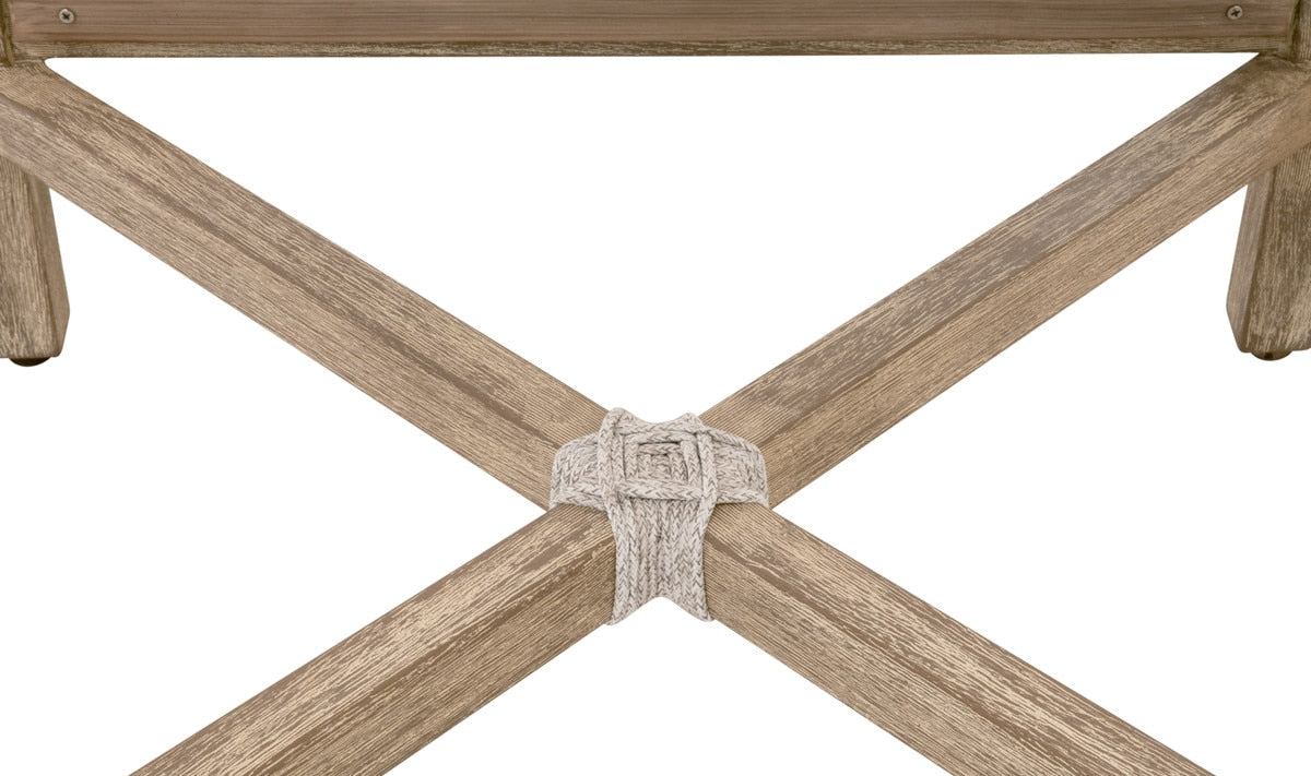 Montecito Counter Stool in White Speckle Round Rope, Livesmart Peyton-Pearl, Natural Gray Mahogany from Essentials For Living - Luna Furniture