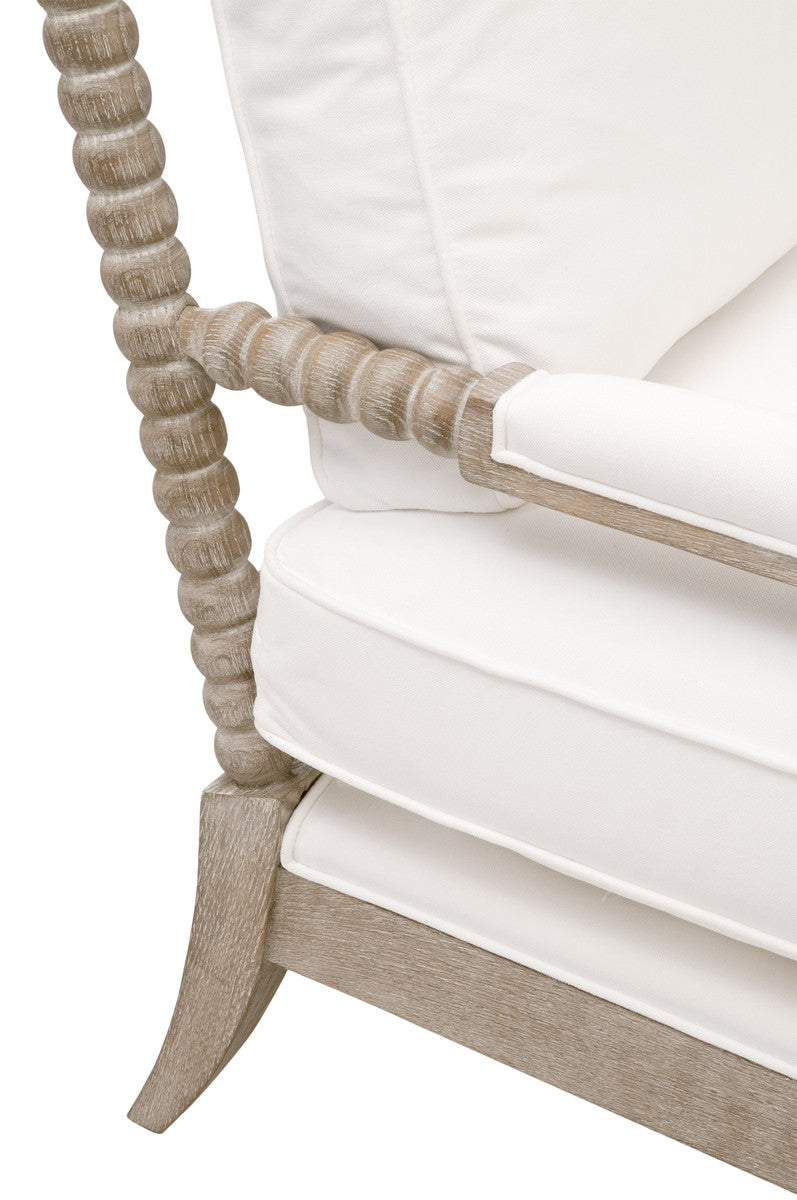 Rouleau Chaise Lounge in Livesmart Peyton-Pearl, Natural Gray Oak from Essentials For Living - Luna Furniture