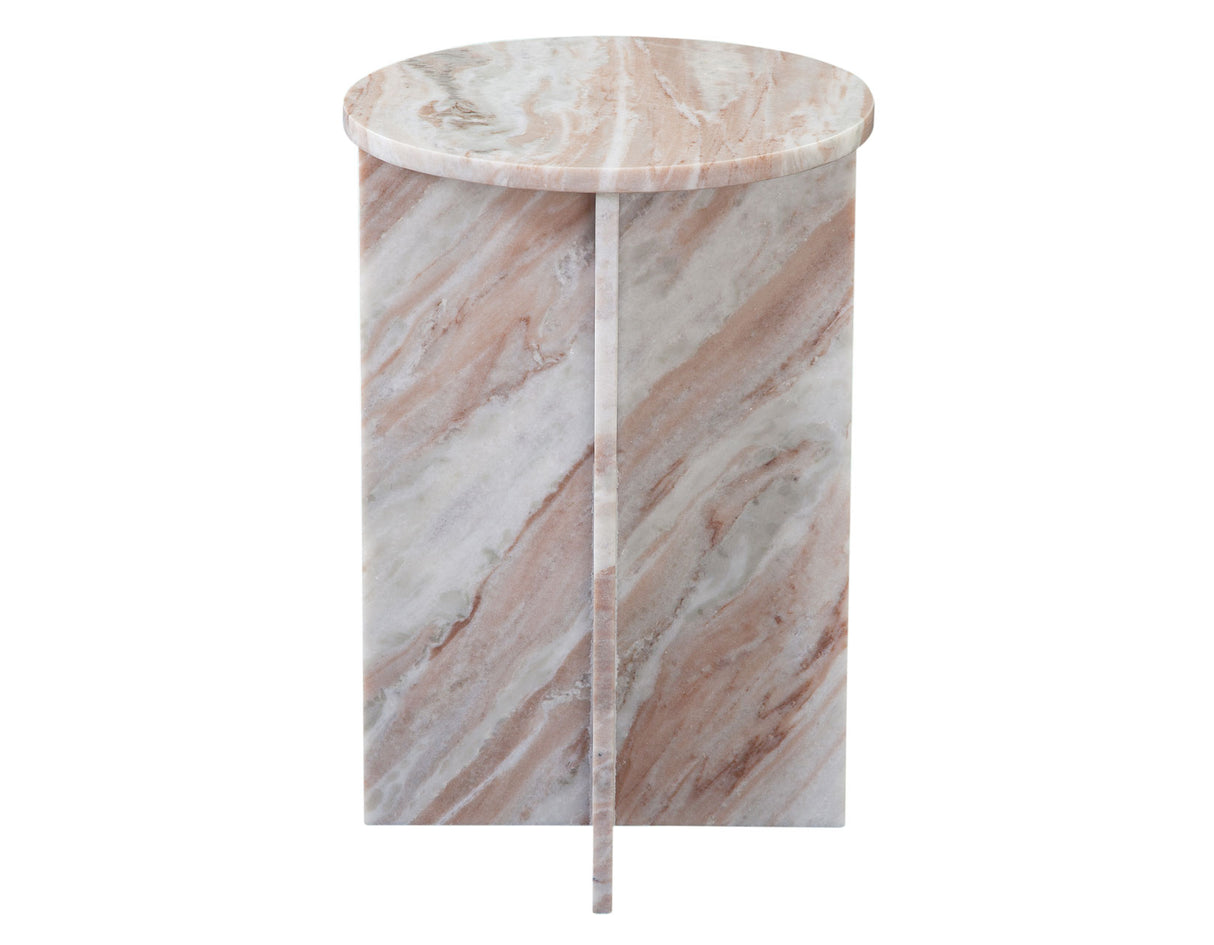 Niki Toronto Brown Marble End Table from Steve Silver - Luna Furniture