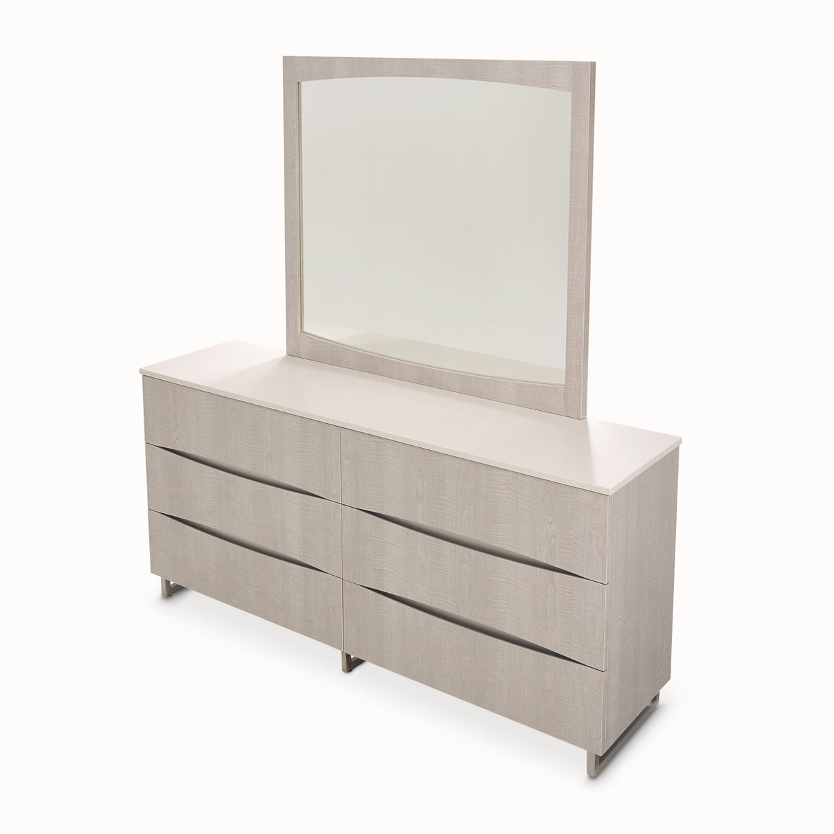 Marin Greige Dresser from Michael Amini - Luna Furniture