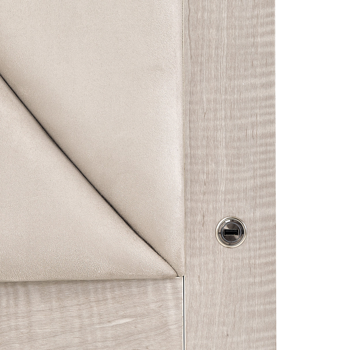 Marin Greige Eastern King Panel Bed (3 Pc) from Michael Amini - Luna Furniture