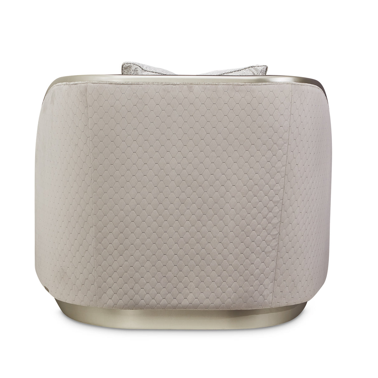 Lanna Silver Mist Matching Chair from Michael Amini - Luna Furniture
