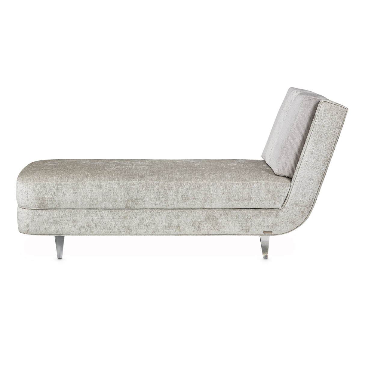 Lanna Silver Mist Chaise from Michael Amini - Luna Furniture