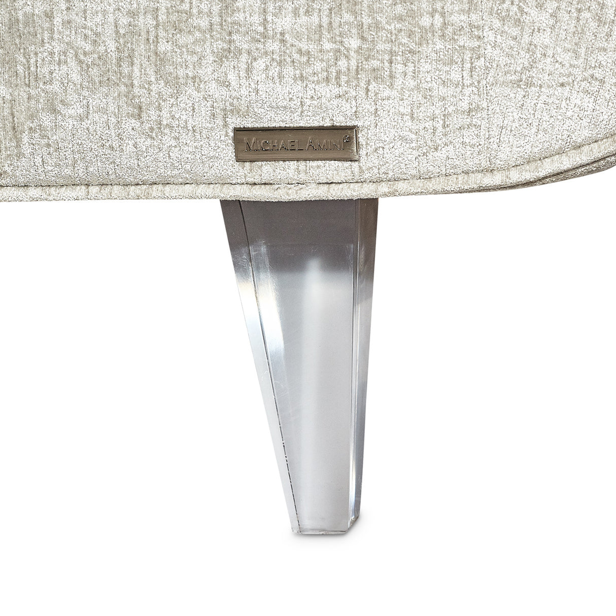 Lanna Silver Mist Chaise from Michael Amini - Luna Furniture