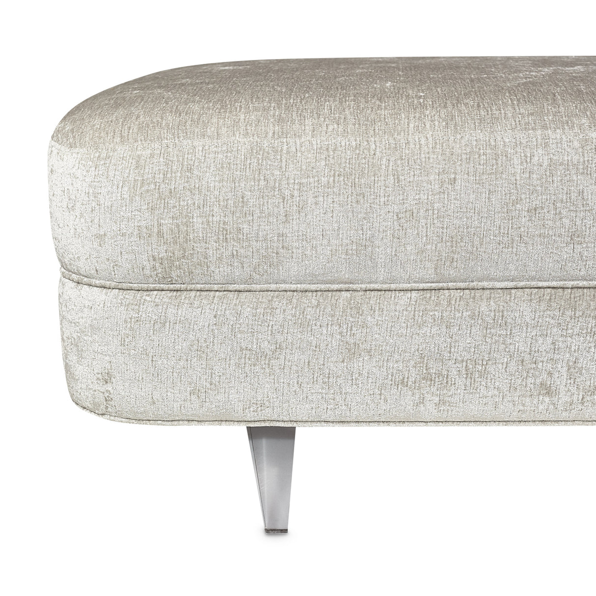 Lanna Silver Mist Chaise from Michael Amini - Luna Furniture