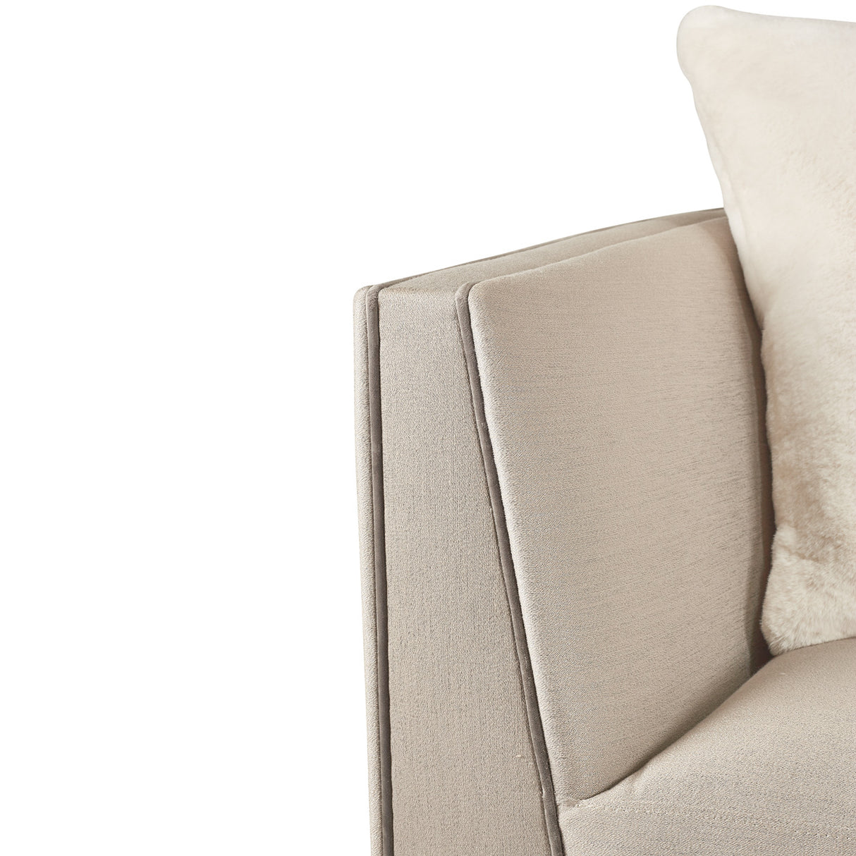 Linea Silver Mist Sofa from Michael Amini - Luna Furniture