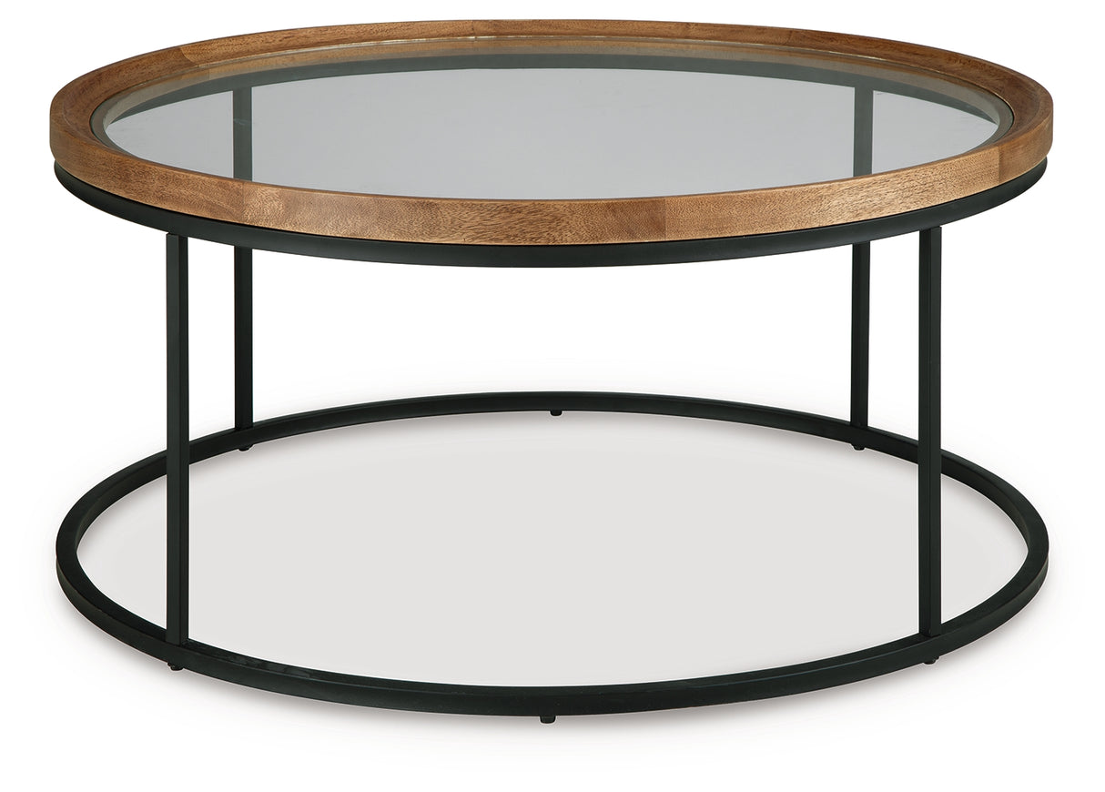 Noraluna Medium Brown Coffee Table from Ashley Furniture - Luna Furniture