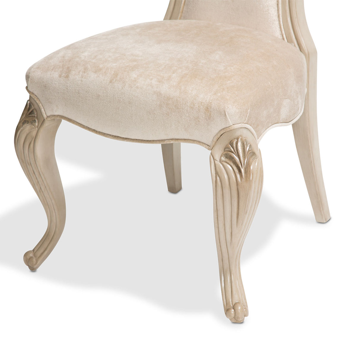 Platine De Royale Champagne Dining Side Chair from Michael Amini - Luna Furniture