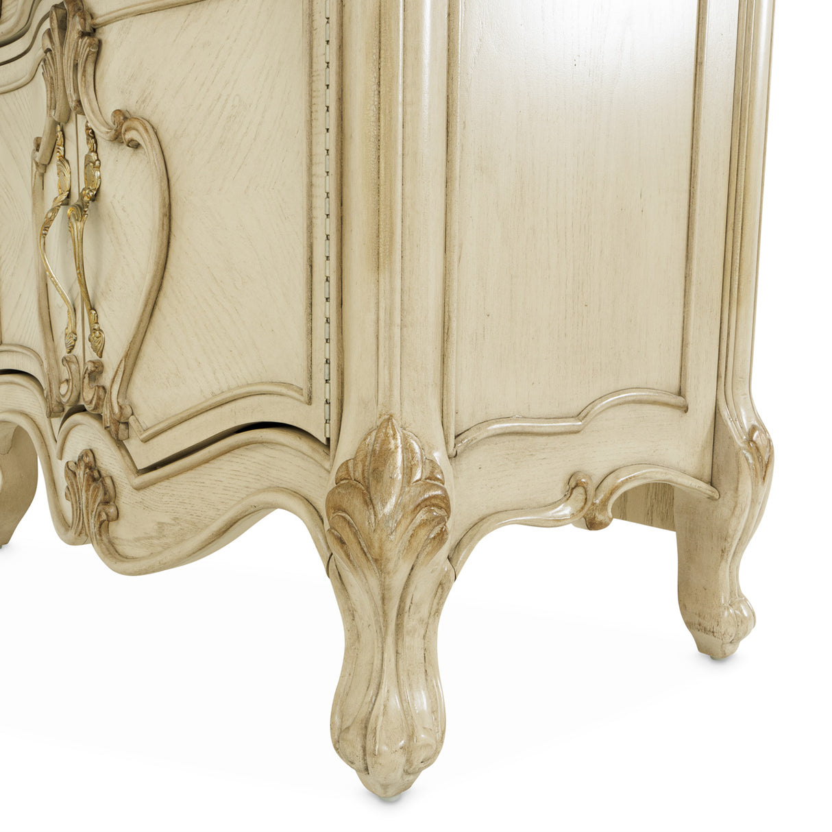 Platine De Royale Champagne Nightstand from Michael Amini - Luna Furniture