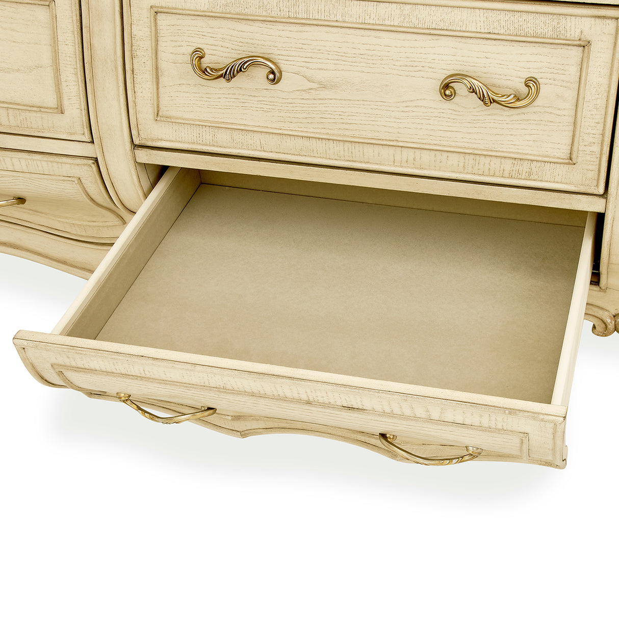 Platine De Royale Champagne Dresser from Michael Amini - Luna Furniture