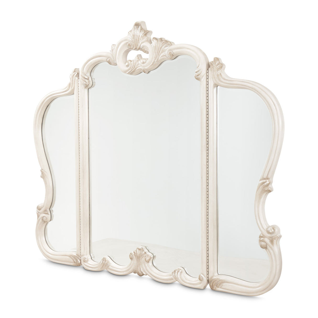 Platine De Royale Champagne Vanity Mirror from Michael Amini - Luna Furniture