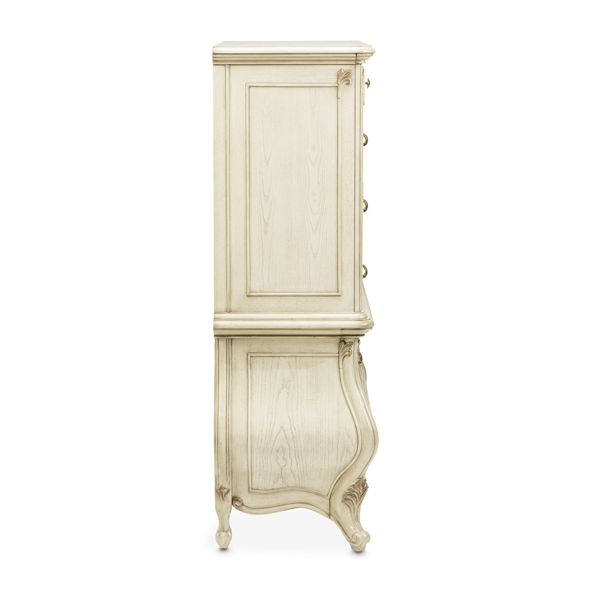 Platine De Royale Champagne 6-Drawer Chest