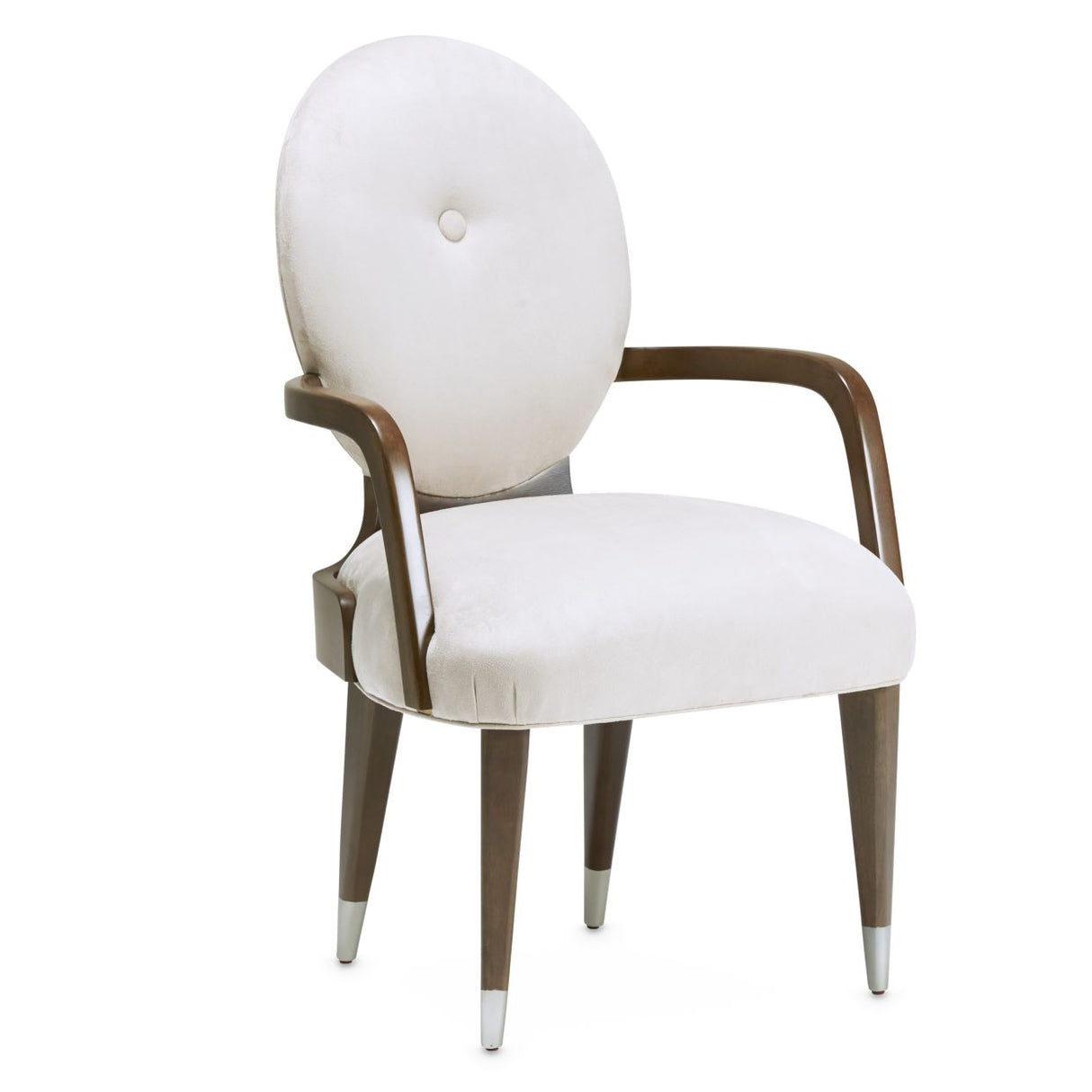 Roxbury Park Slate Dining Arm Chair from Michael Amini - Luna Furniture