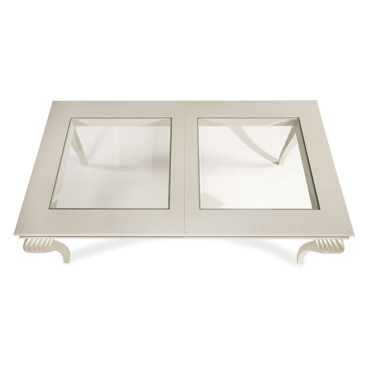 Hollywood Swank Pearl Caviar Rectangular Dining Table from Michael Amini - Luna Furniture