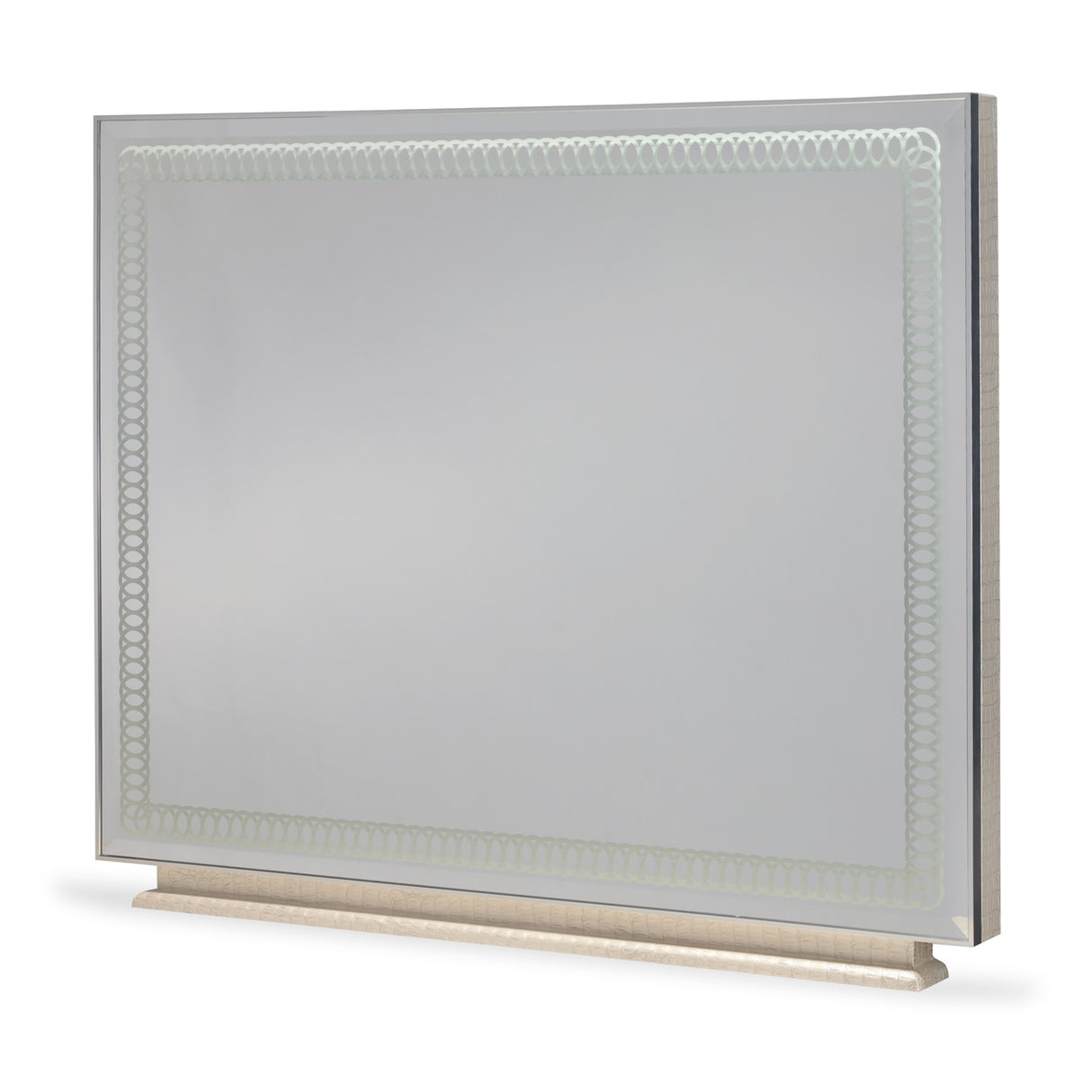 Hollywood Swank Crystal Croc Rectangular Dresser Mirror from Michael Amini - Luna Furniture