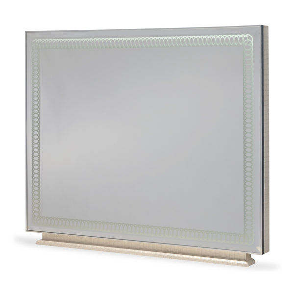 Hollywood Swank Crystal Croc Rectangular Dresser Mirror