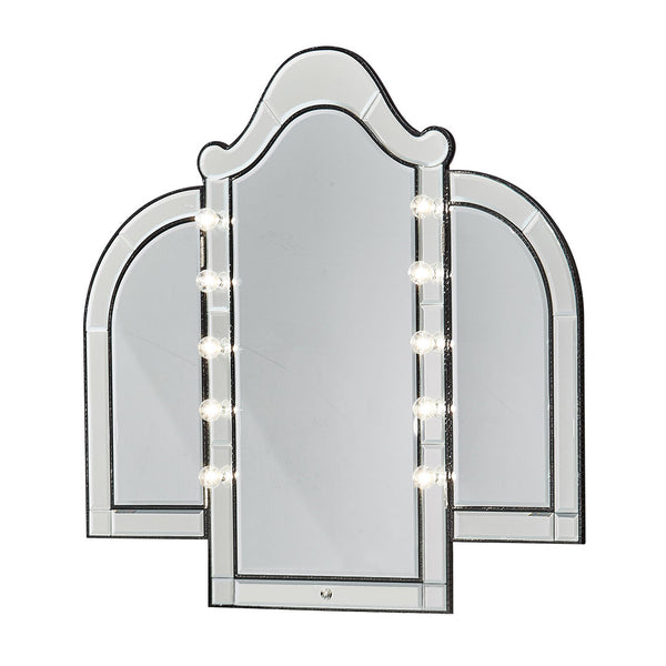 Hollywood Swank Black Iguana Vanity Mirror
