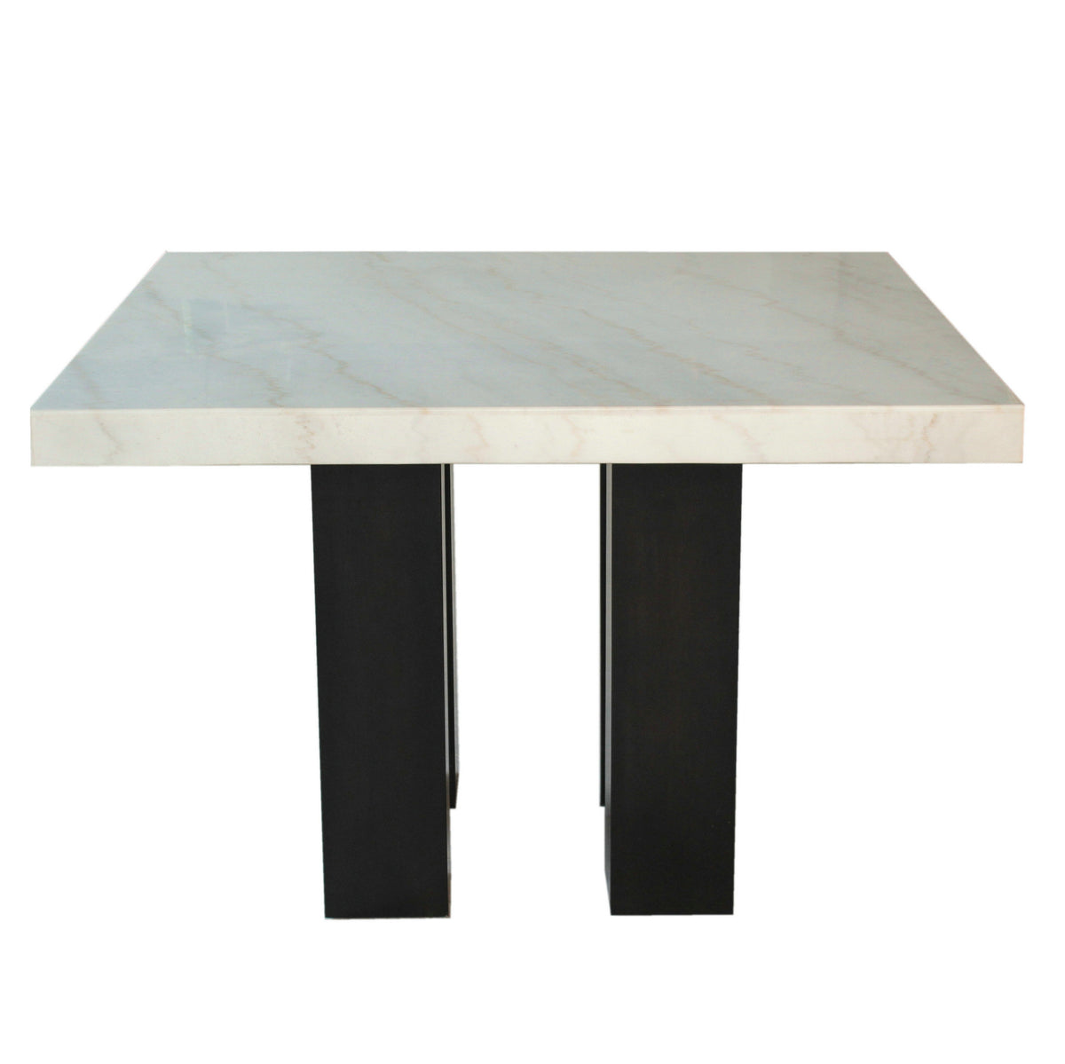 Camila Black/White Square Counter Height Table from Steve Silver - Luna Furniture