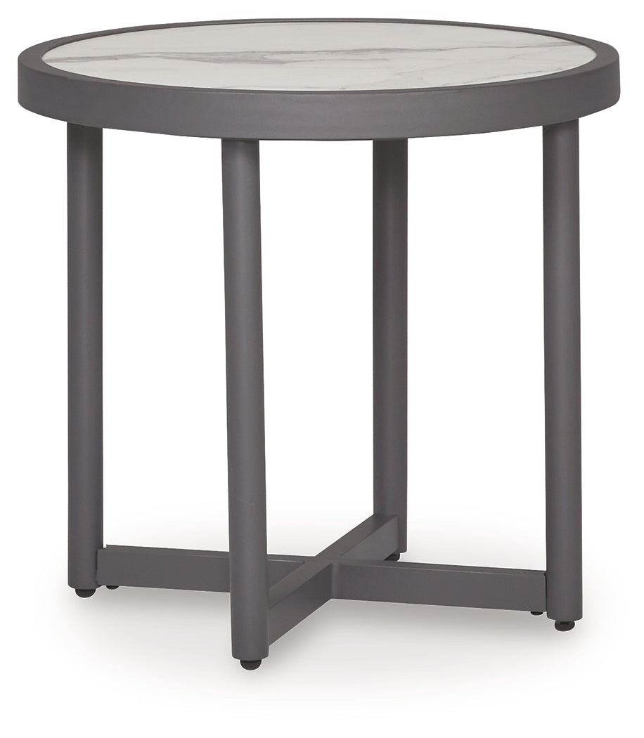 Ocean Beach Gray Outdoor End Table from Ashley - Luna Furniture