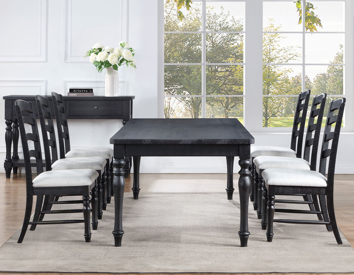 Odessa Black 5-Piece Dining Set from Steve Silver - Luna Furniture