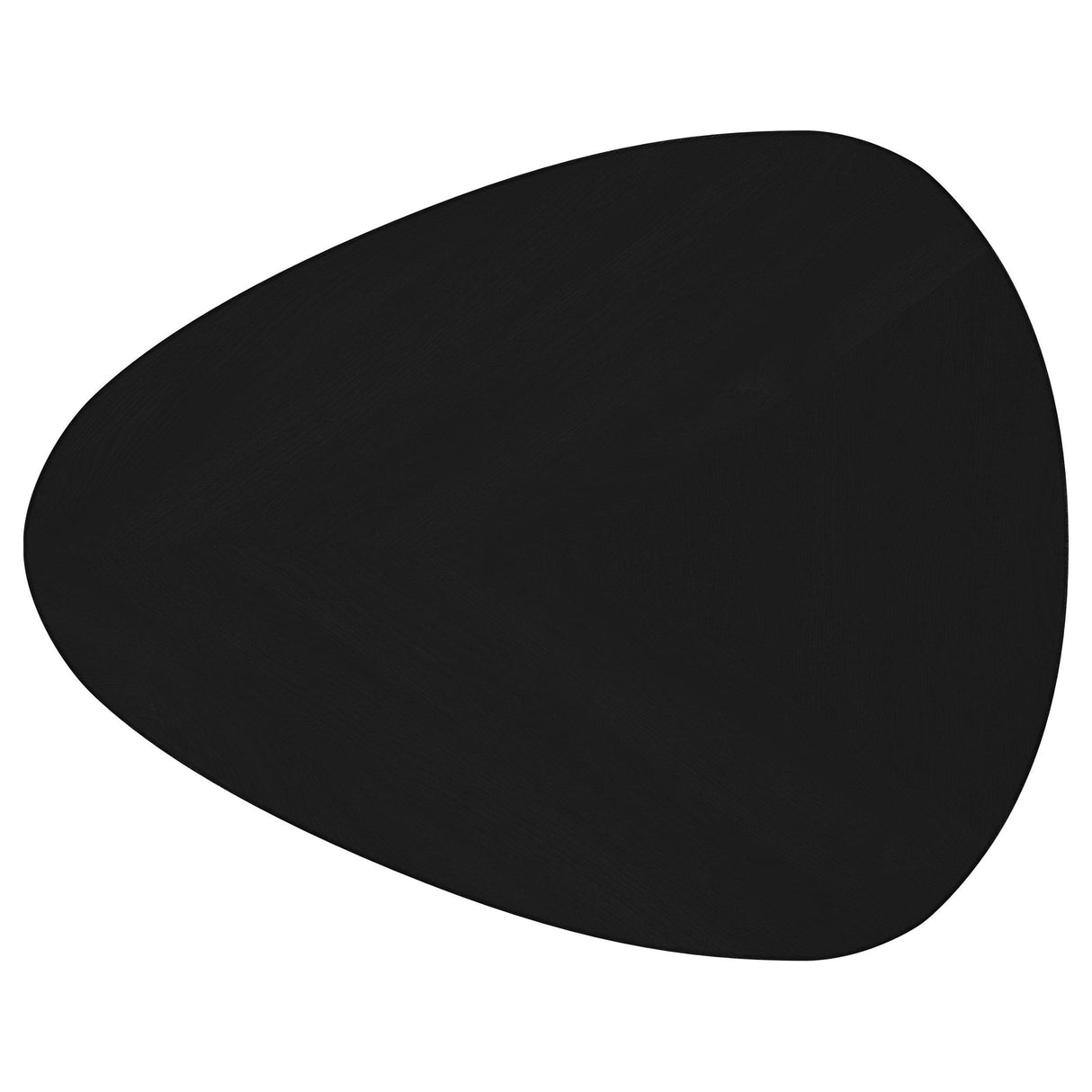 Odessa Black Triangular Solid Wood Coffee Table from Coaster - Luna Furniture