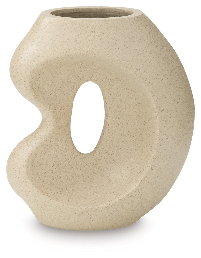 Odion Stone Vase from Ashley Furniture - Luna Furniture