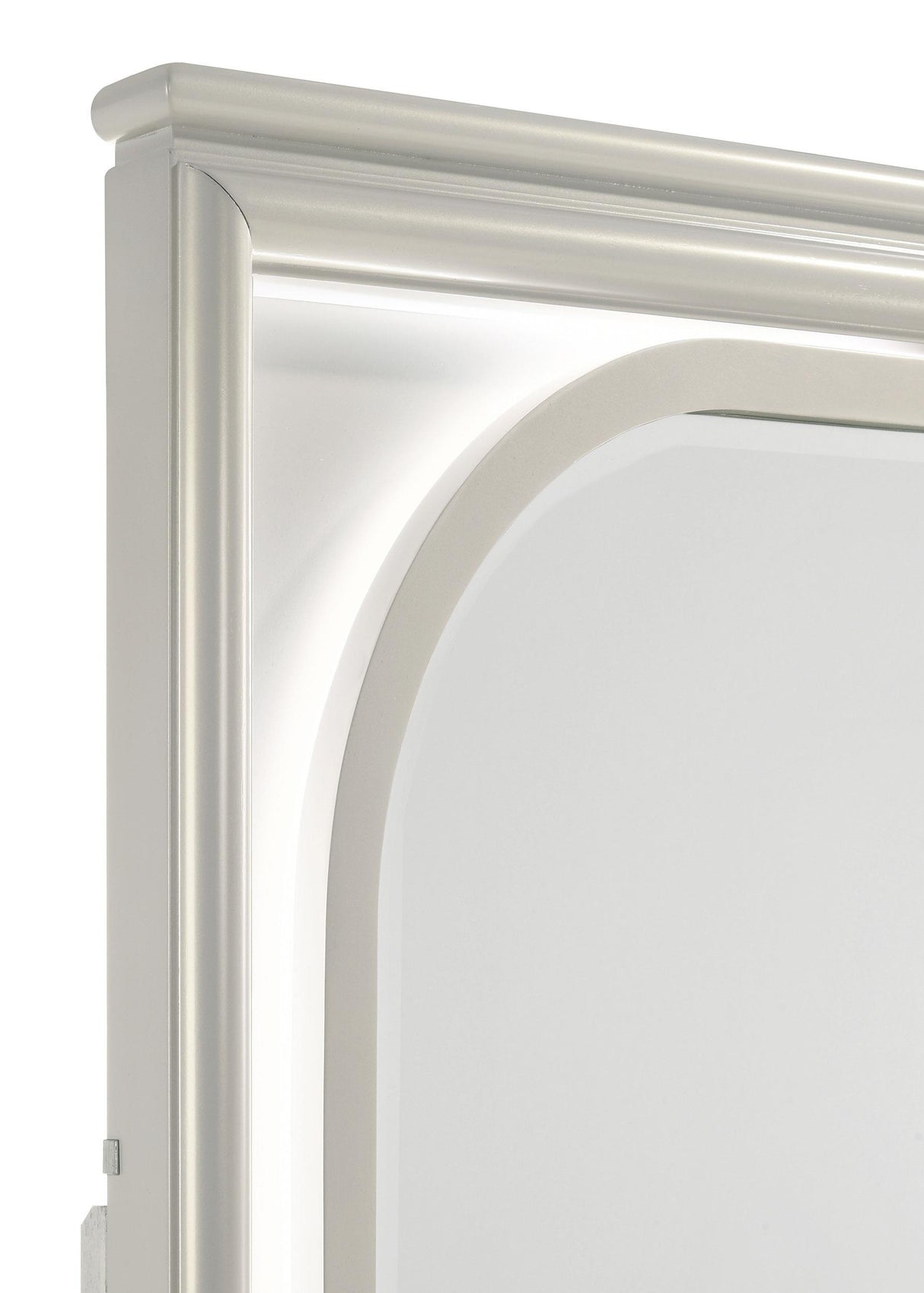 Olivia Pearl White LED Dresser Mirror (Mirror Only) from Coaster - Luna Furniture