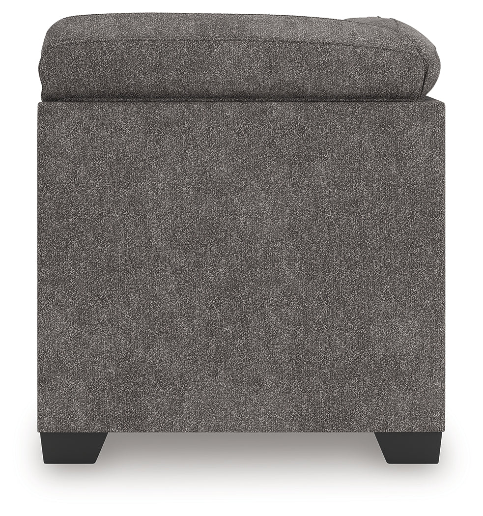 Olten Graphite Left-Arm Facing Corner Chaise from Ashley - Luna Furniture