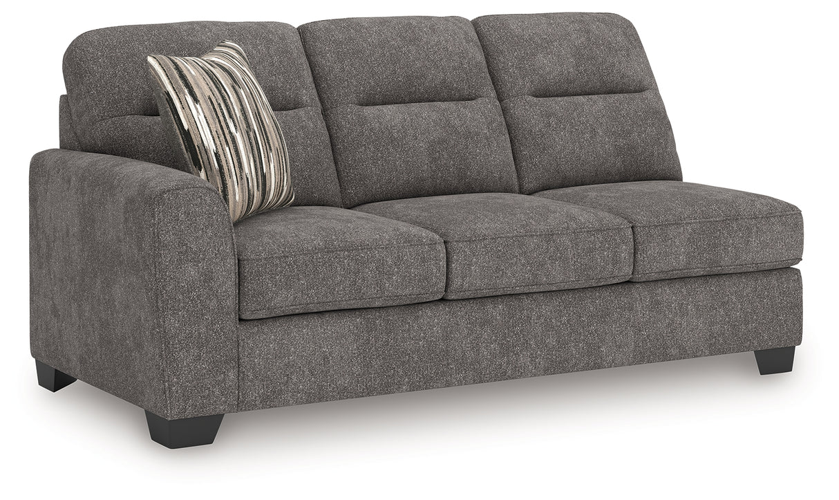 Olten Graphite Left-Arm Facing Sofa from Ashley - Luna Furniture