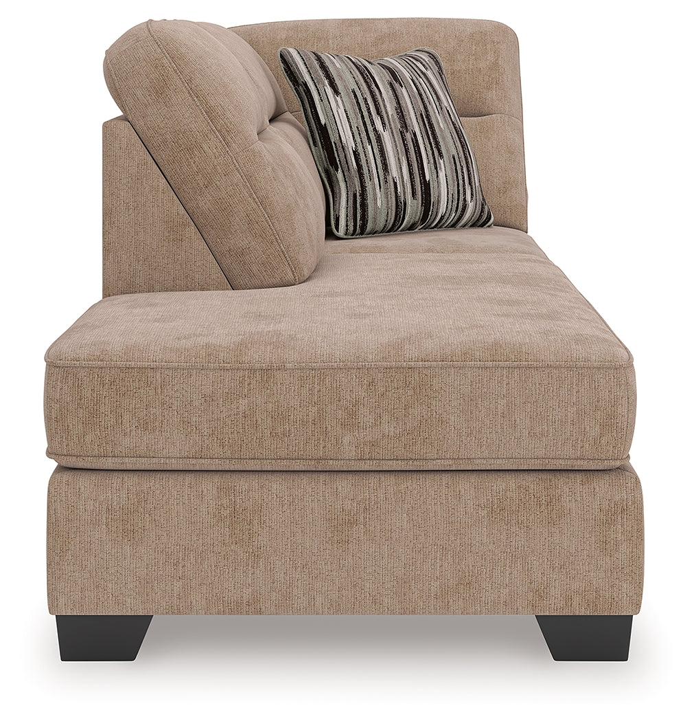 Olten Mocha Left-Arm Facing Corner Chaise from Ashley - Luna Furniture