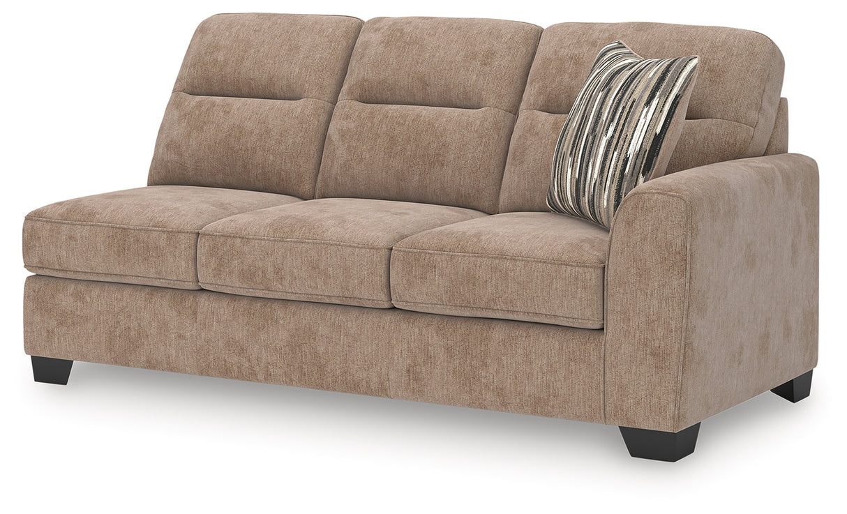 Olten Mocha Right-Arm Facing Sofa from Ashley - Luna Furniture