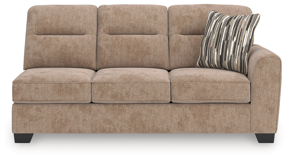 Olten Mocha Right-Arm Facing Sofa from Ashley - Luna Furniture