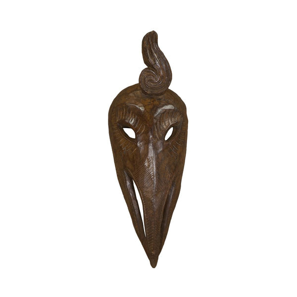 Wooden Animal Mask, Birdman
