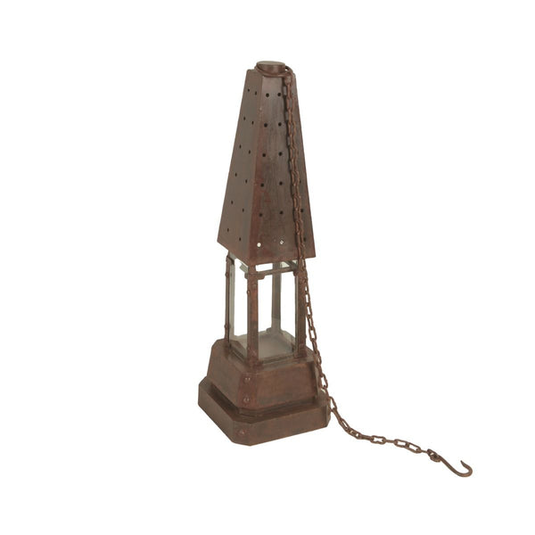 Rustic Iron Lamp Decor