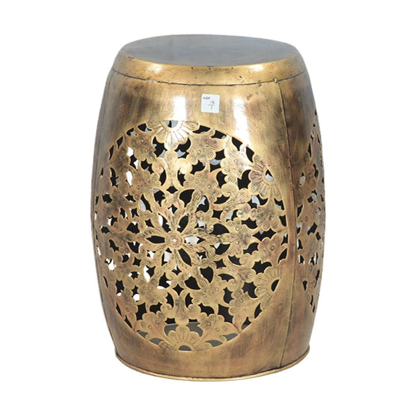 Gold Iron Side Table