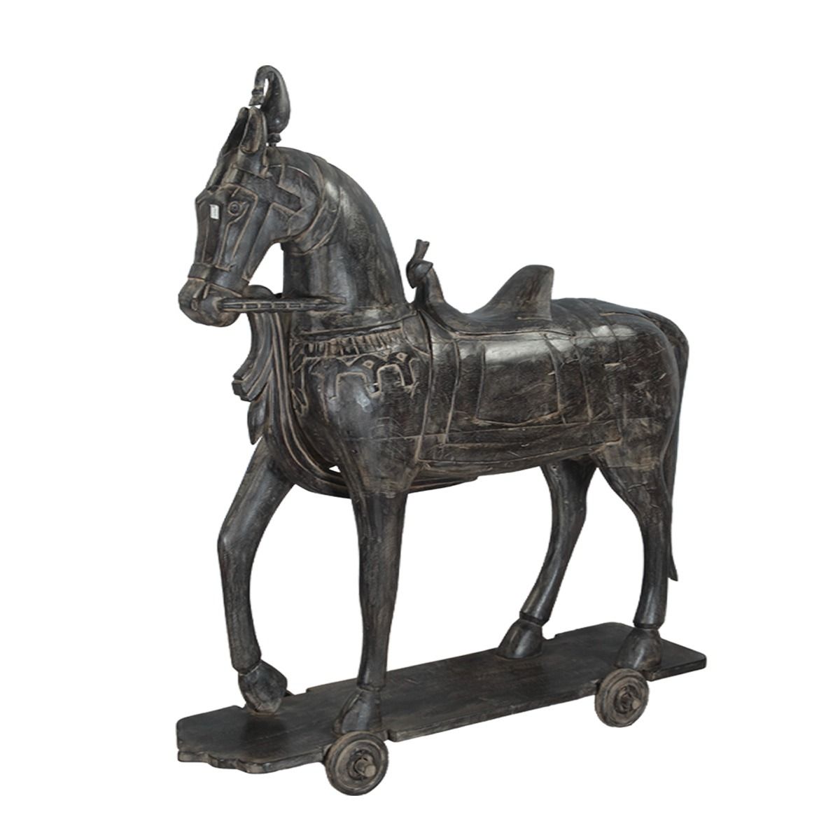 Wooden Horse On Wheels from Home Trends & Design - Luna Furniture