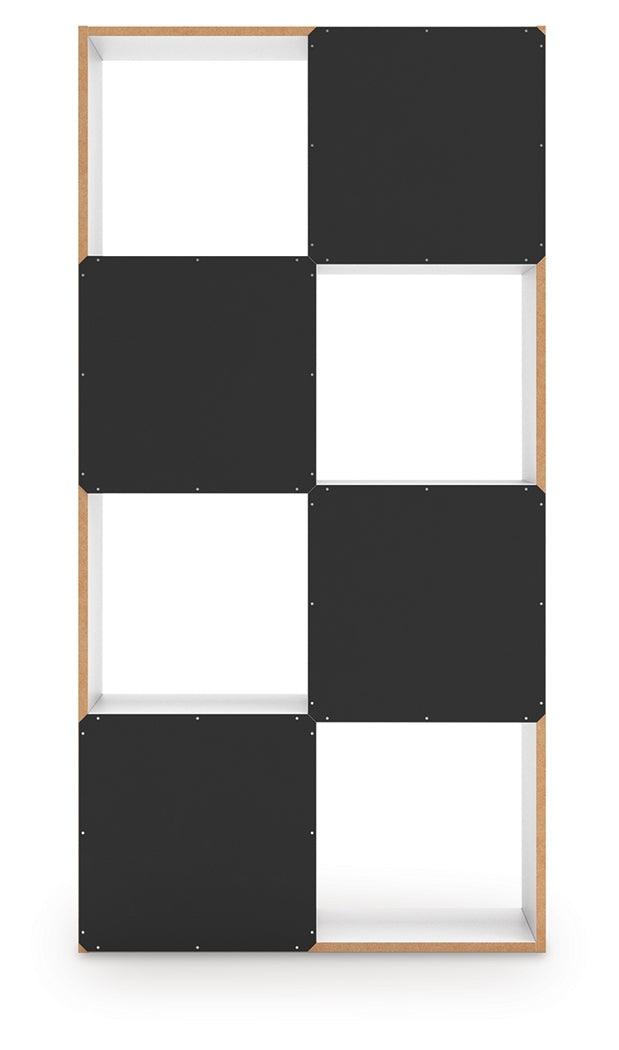 Onita White Eight Cube Organizer from Ashley - Luna Furniture