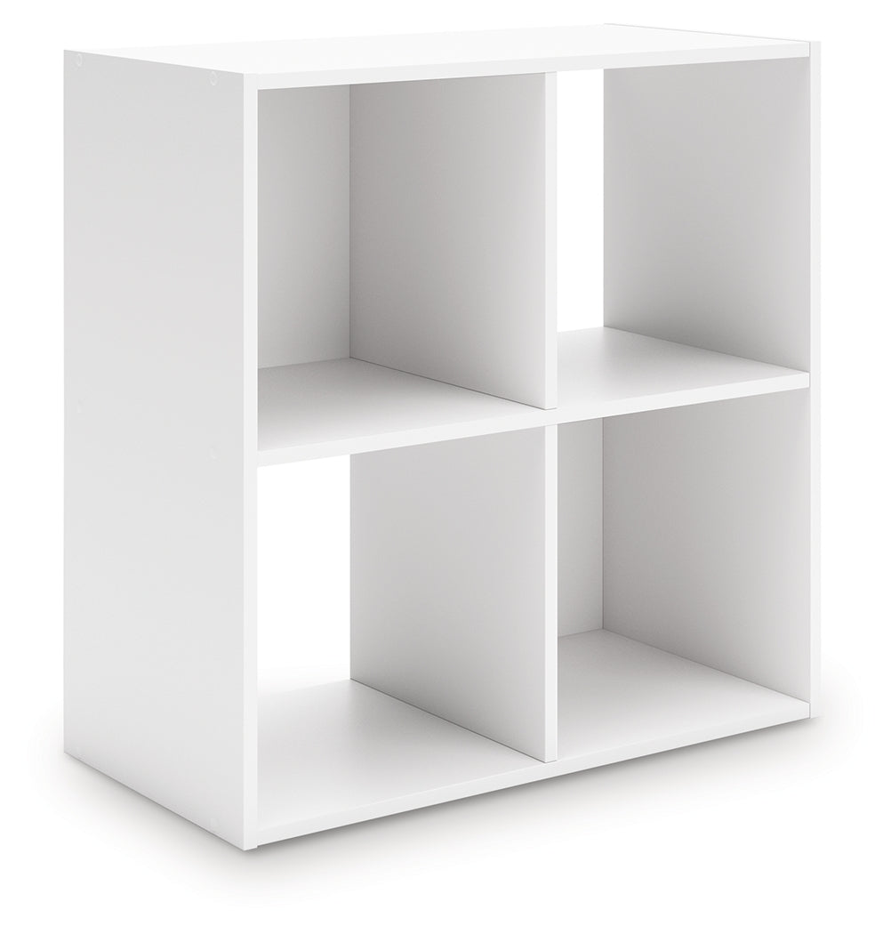 Onita White Four Cube Organizer from Ashley - Luna Furniture
