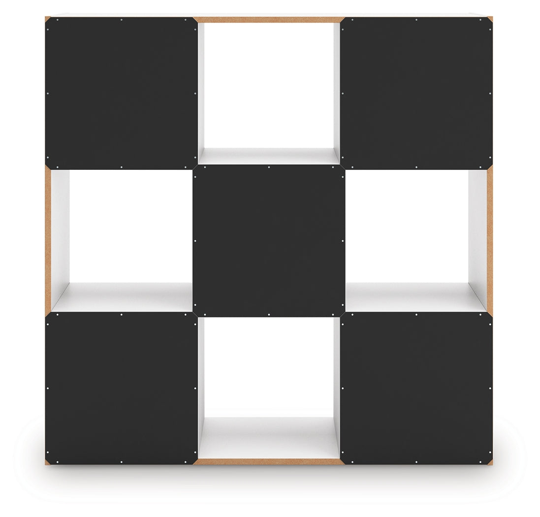 Onita White Nine Cube Organizer from Ashley - Luna Furniture
