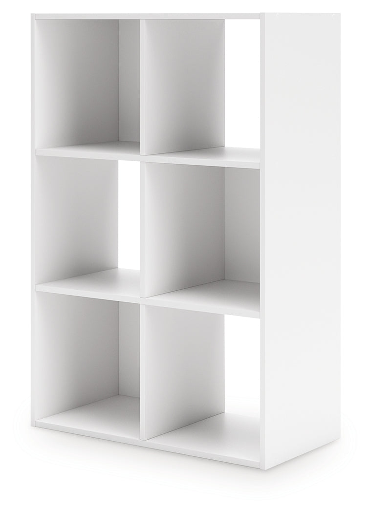 Onita White Six Cube Organizer from Ashley - Luna Furniture
