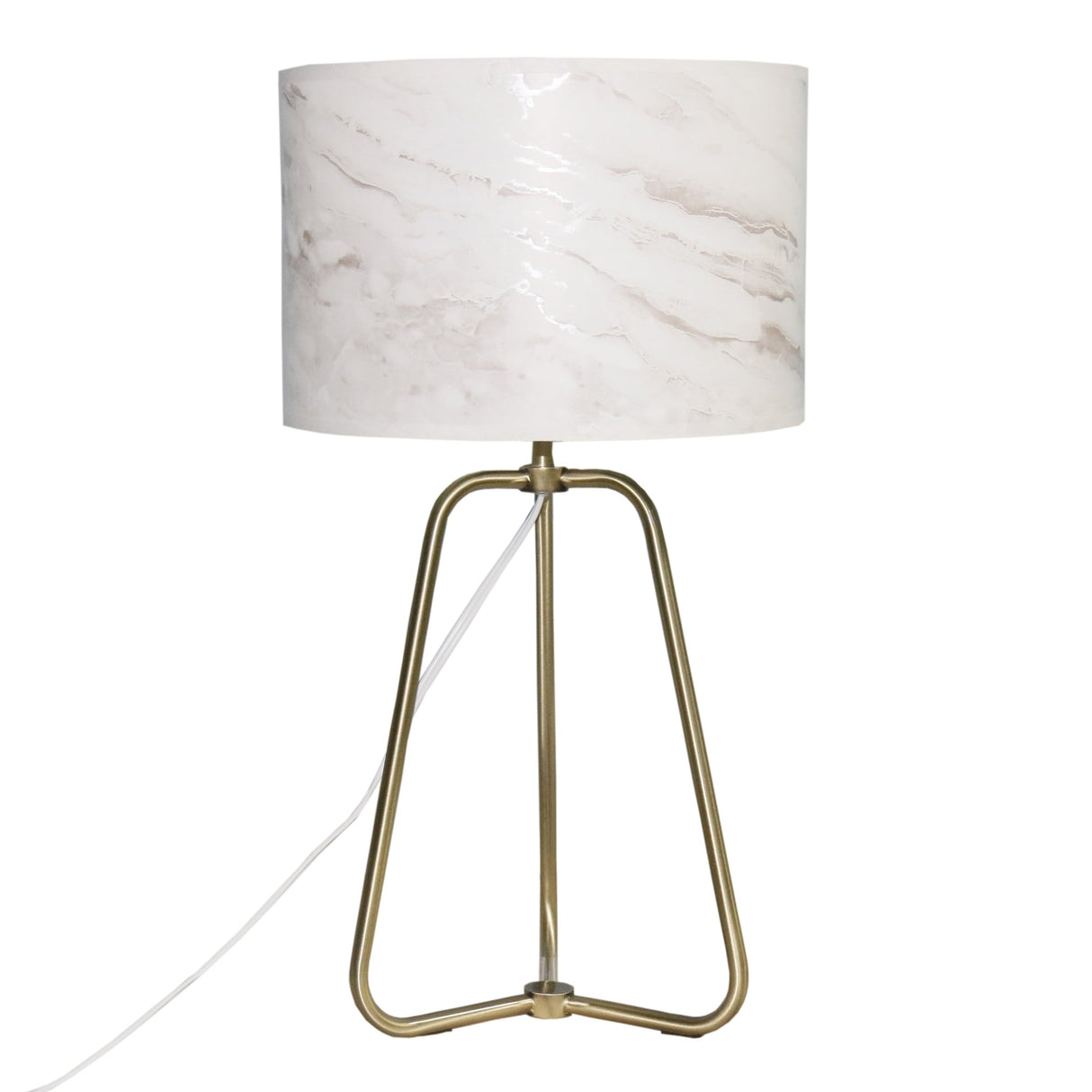 Optima Marble Lampshade Table Lamp - Bronze from Ashcroft Furniture - Luna Furniture