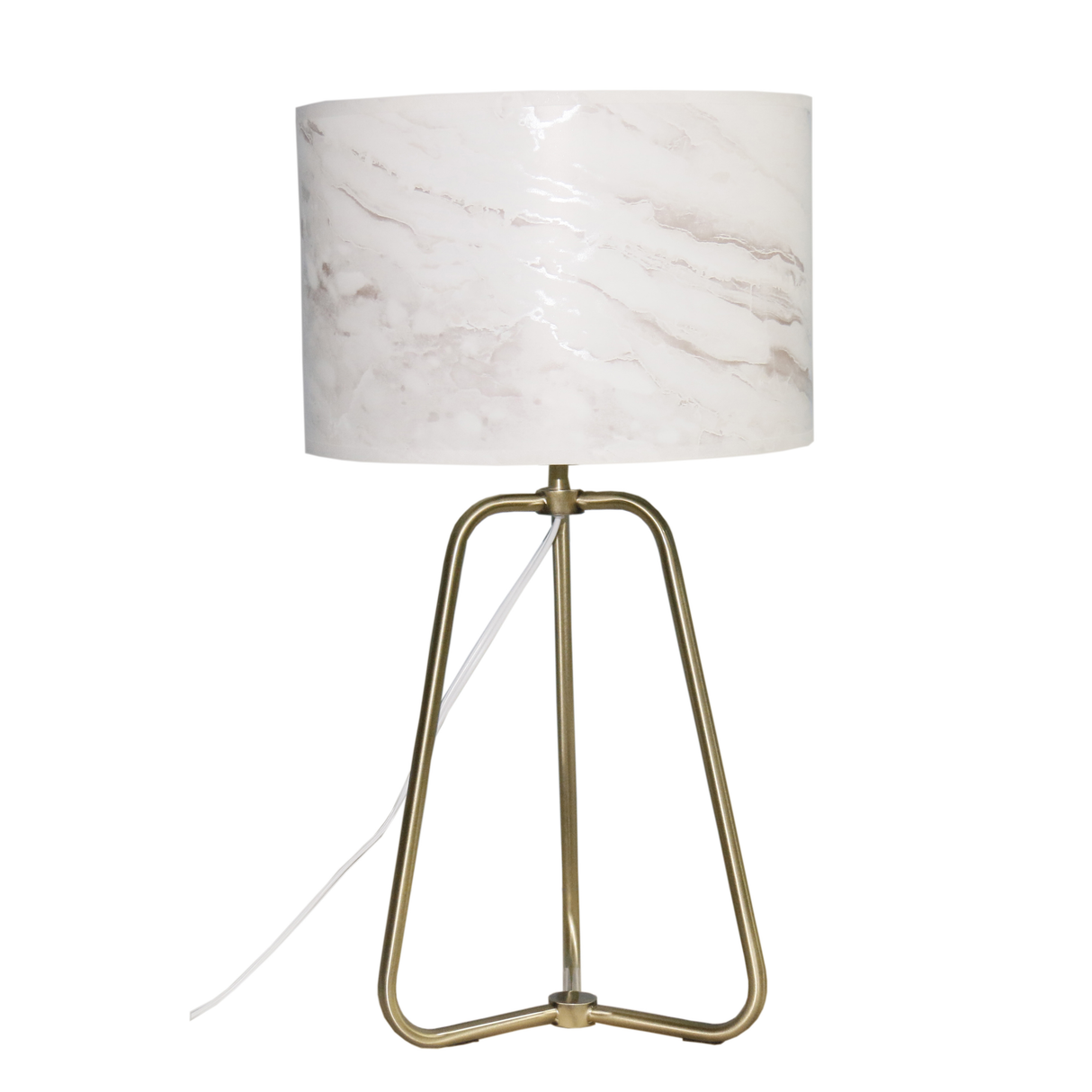 Optima Marble Lampshade Table Lamp - Bronze from Ashcroft Furniture - Luna Furniture