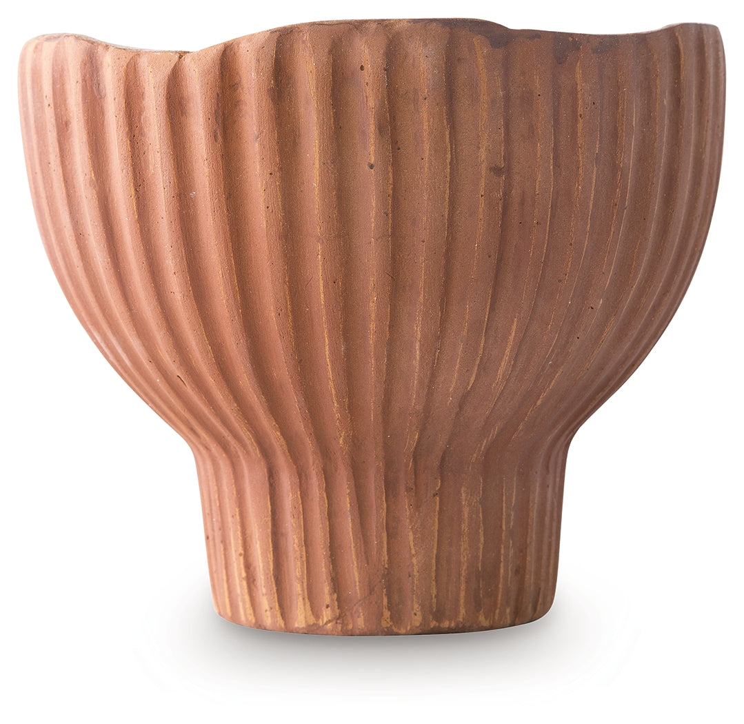 Orban Sienna/White Vase from Ashley - Luna Furniture